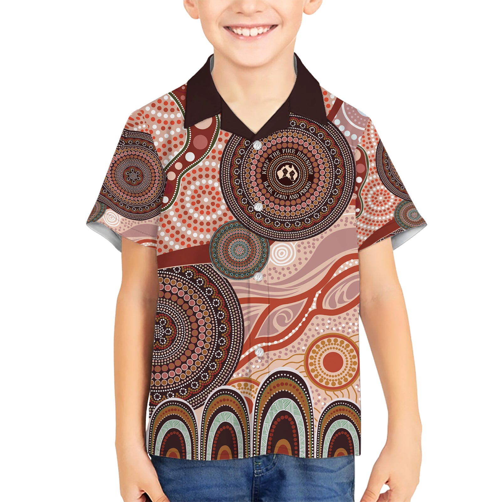 Generational Warriors NAIDOC 2024 Hawaiian Shirt Make a Fire Indigenous Cultural Spirit - Vibe Hoodie Shop