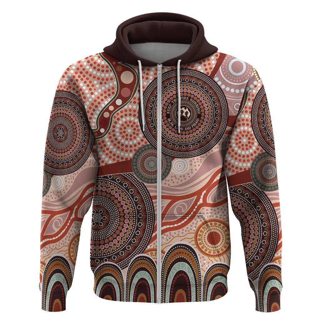 Generational Warriors NAIDOC 2024 Hoodie Make a Fire Indigenous Cultural Spirit LT9 - Vibe Hoodie Shop