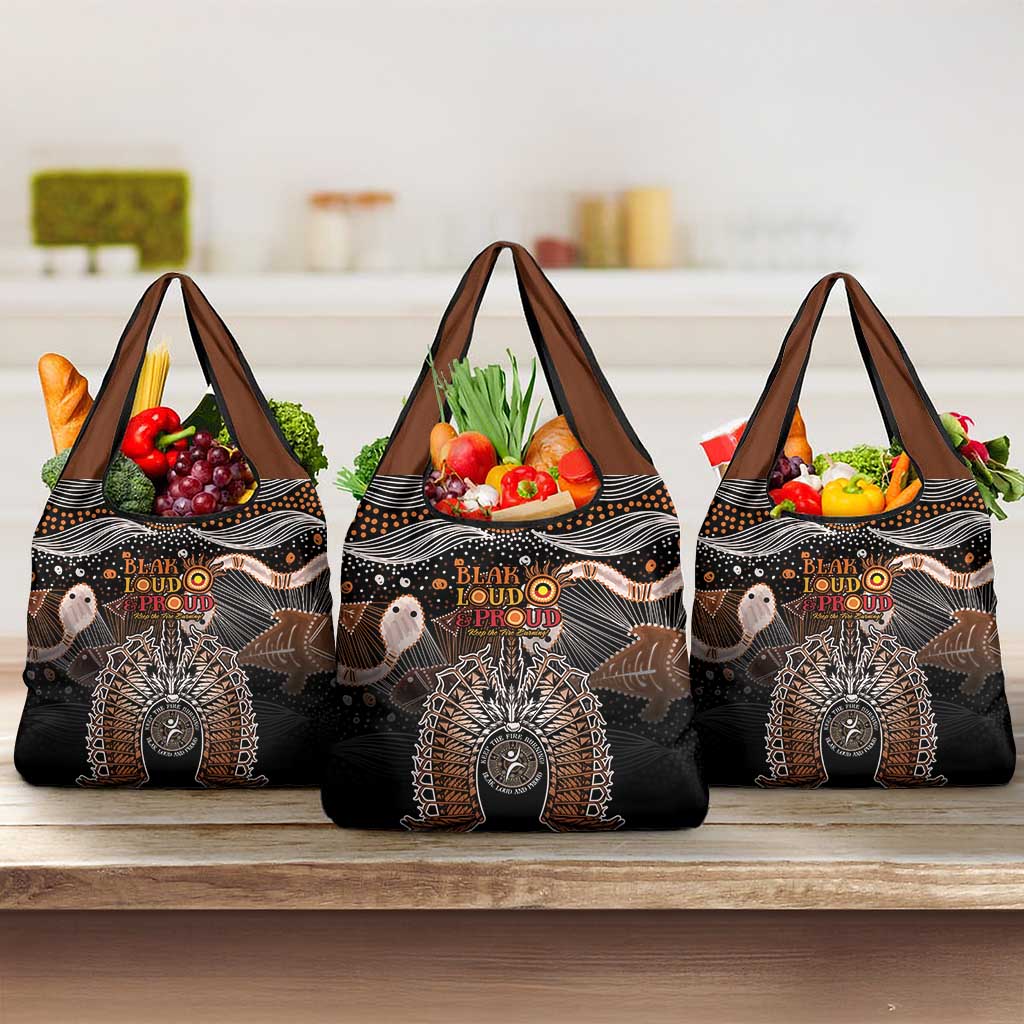 Torres Strait Islander NAIDOC 2024 Grocery Bag Dhari Headdress Indigenous Cultural Spirit