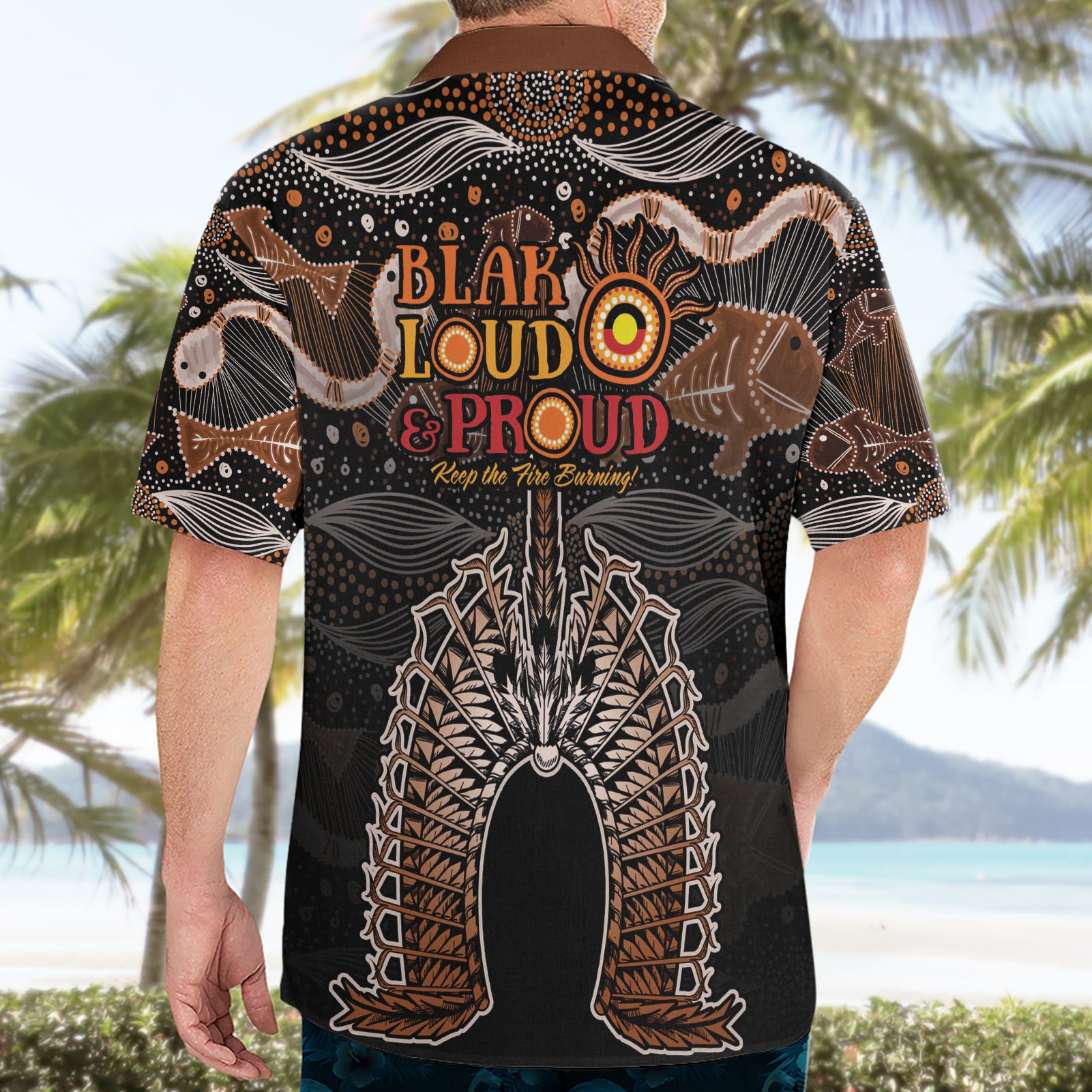 Torres Strait Islander NAIDOC 2024 Hawaiian Shirt Dhari Headdress Indigenous Cultural Spirit - Vibe Hoodie Shop