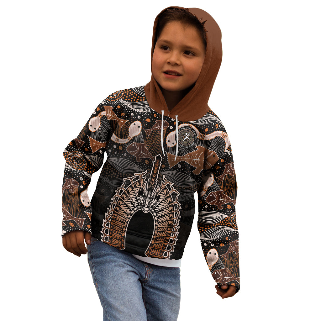 Torres Strait Islander NAIDOC 2024 Kid Hoodie Dhari Headdress Indigenous Cultural Spirit - Vibe Hoodie Shop