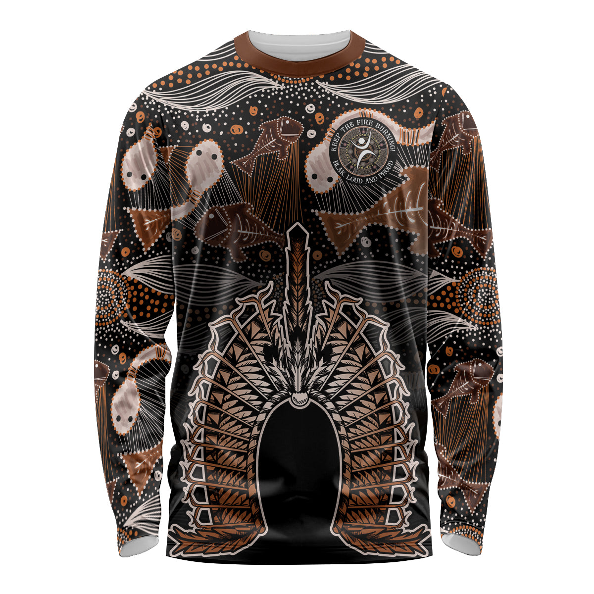 Torres Strait Islander NAIDOC 2024 Long Sleeve Shirt Dhari Headdress Indigenous Cultural Spirit - Vibe Hoodie Shop