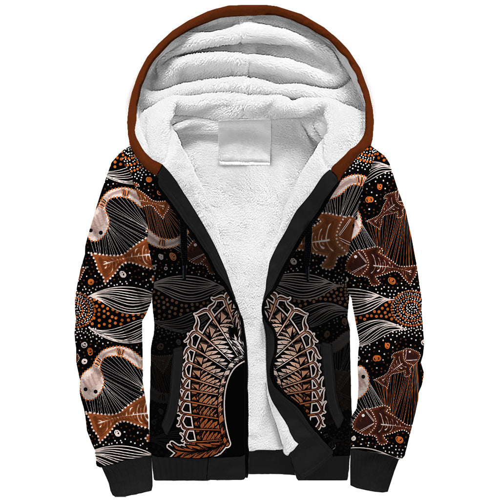 Torres Strait Islander NAIDOC 2024 Sherpa Hoodie Dhari Headdress Indigenous Cultural Spirit - Vibe Hoodie Shop