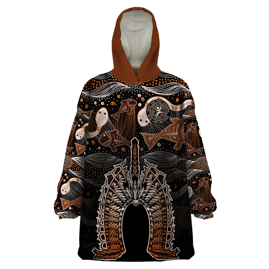 Torres Strait Islander NAIDOC 2024 Wearable Blanket Hoodie Dhari Headdress Indigenous Cultural Spirit - Vibe Hoodie Shop