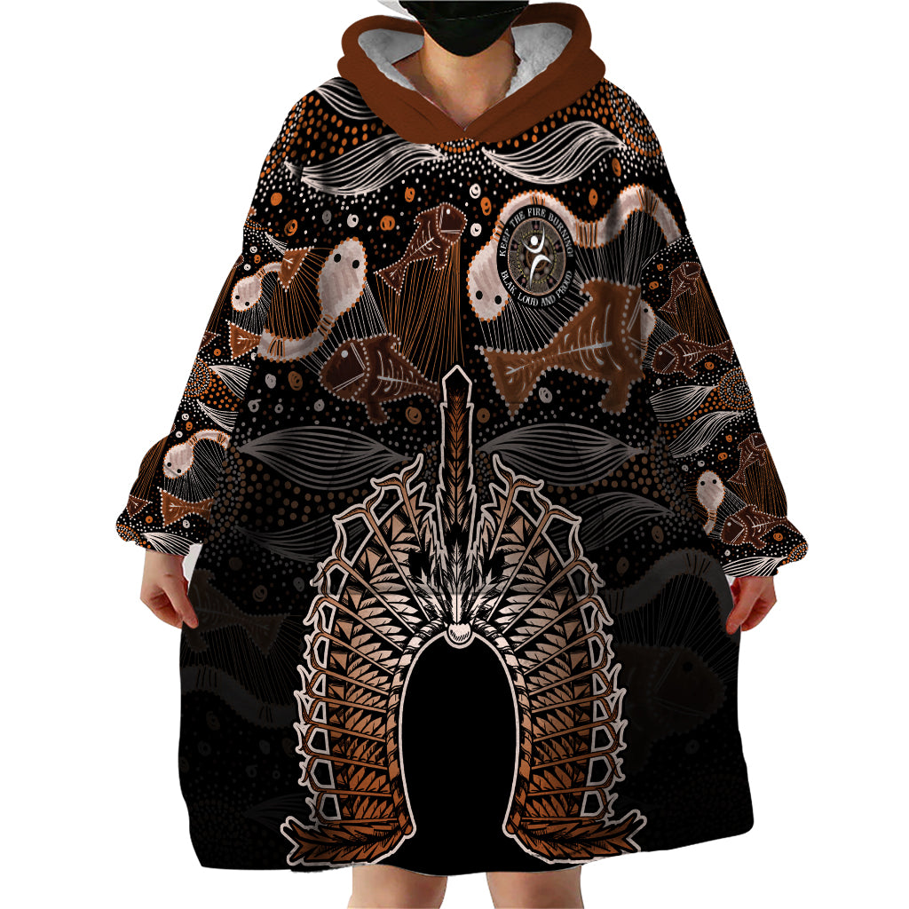 Torres Strait Islander NAIDOC 2024 Wearable Blanket Hoodie Dhari Headdress Indigenous Cultural Spirit - Vibe Hoodie Shop