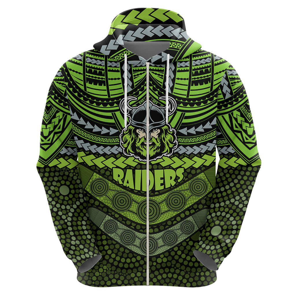 Custom Raiders Rugby Hoodie Polynesian and Aboriginal Special Version LT9 - Vibe Hoodie Shop