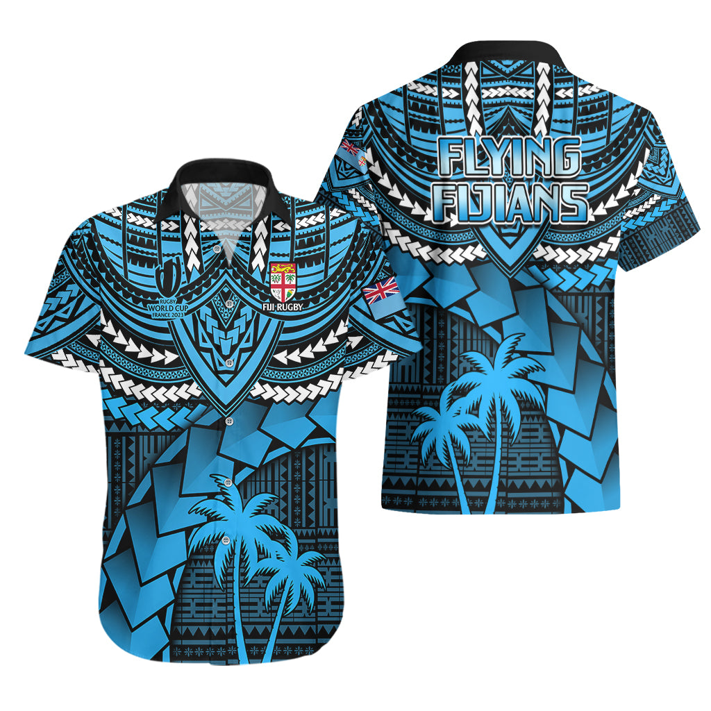 Fiji Rugby Hawaiian Shirt Go Fijian Tapa Arty with World Cup Vibe - Vibe Hoodie Shop