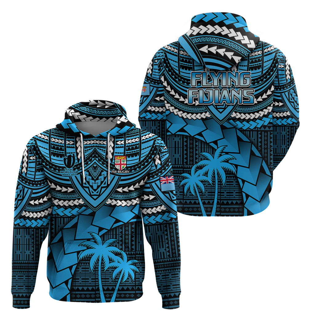 Fiji Rugby Hoodie Go Fijian Tapa Arty with World Cup Vibe LT9 - Vibe Hoodie Shop