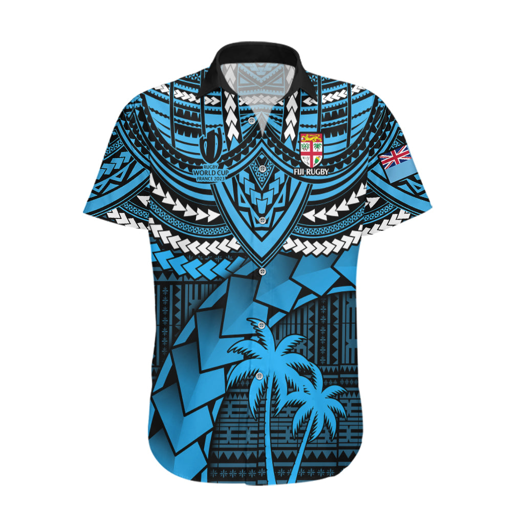 Custom Fiji Rugby Hawaiian Shirt Go Fijian Tapa Arty with World Cup Vibe - Vibe Hoodie Shop