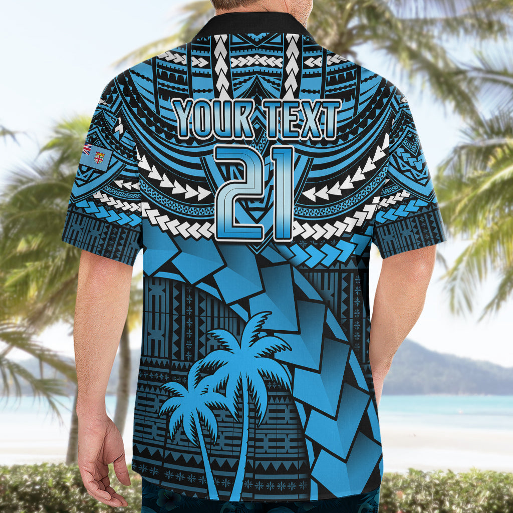 Custom Fiji Rugby Hawaiian Shirt Go Fijian Tapa Arty with World Cup Vibe - Vibe Hoodie Shop