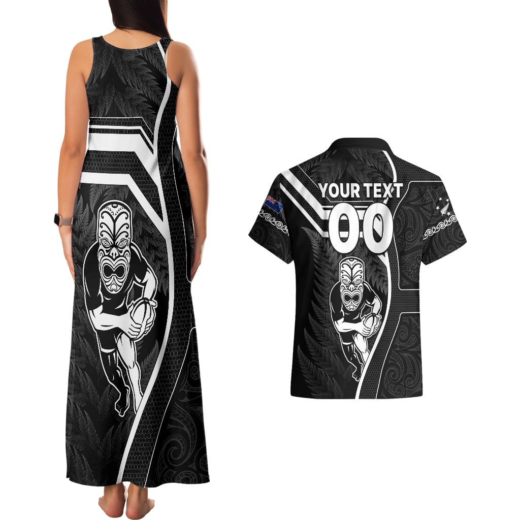 custom-new-zealand-aotearoa-rugby-couples-matching-tank-maxi-dress-and-hawaiian-shirt-black-fern-maori-tribal-sporty-style