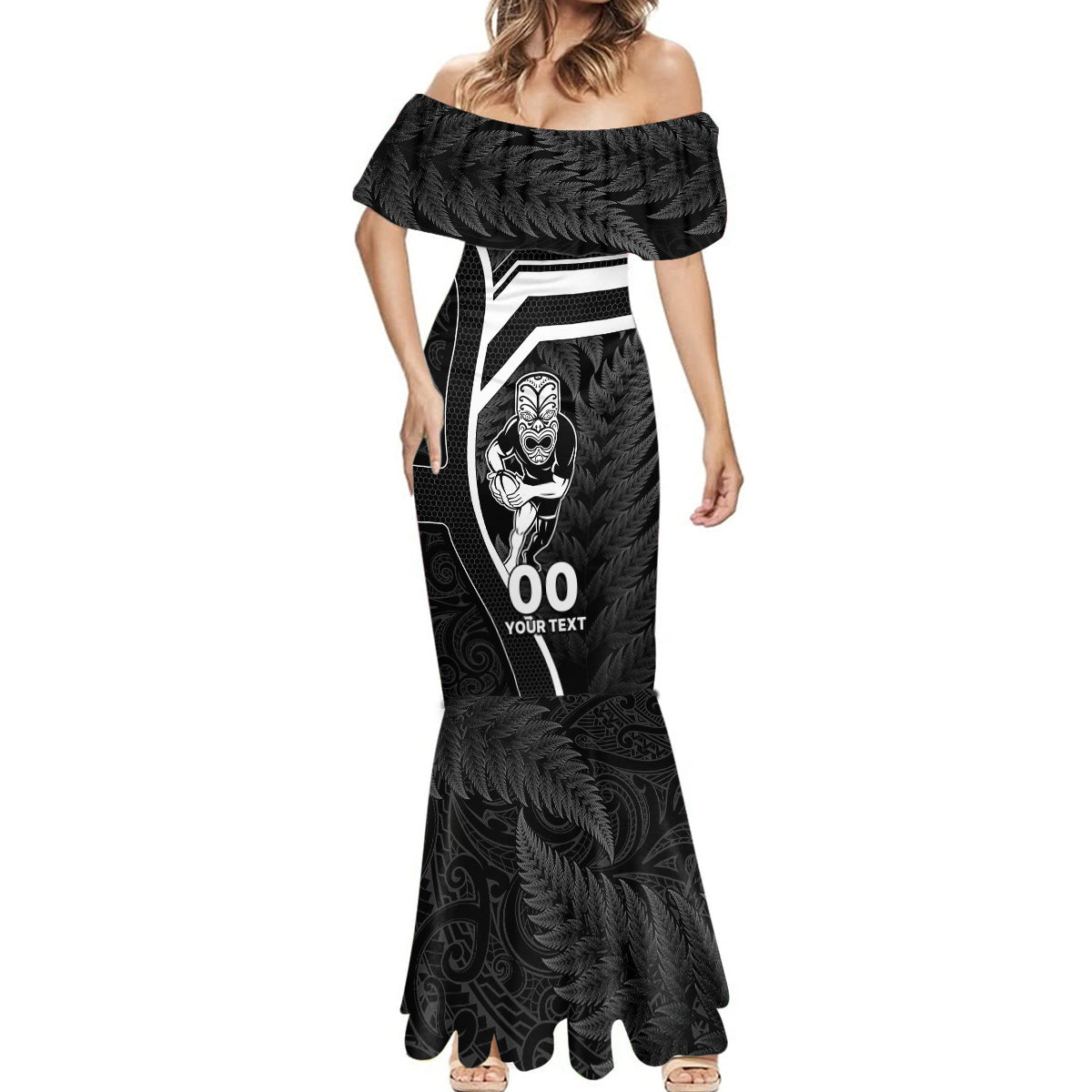 custom-new-zealand-aotearoa-rugby-mermaid-dress-black-fern-maori-tribal-sporty-style