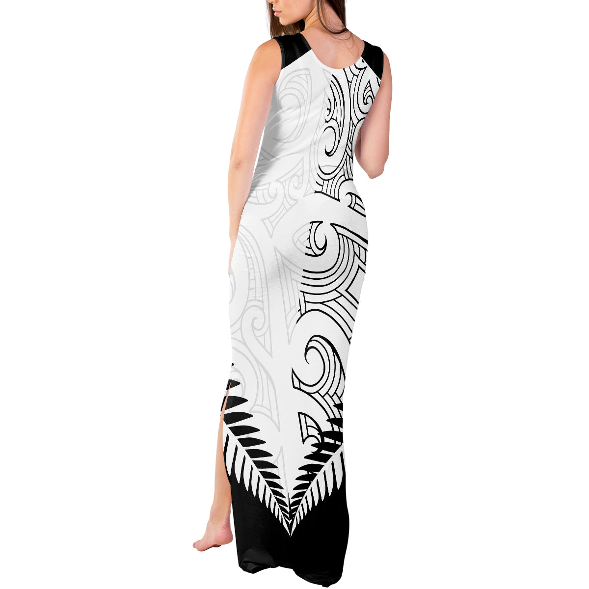 new-zealand-rugby-tank-maxi-dress-proud-aoteroa-stylised-maori-koru