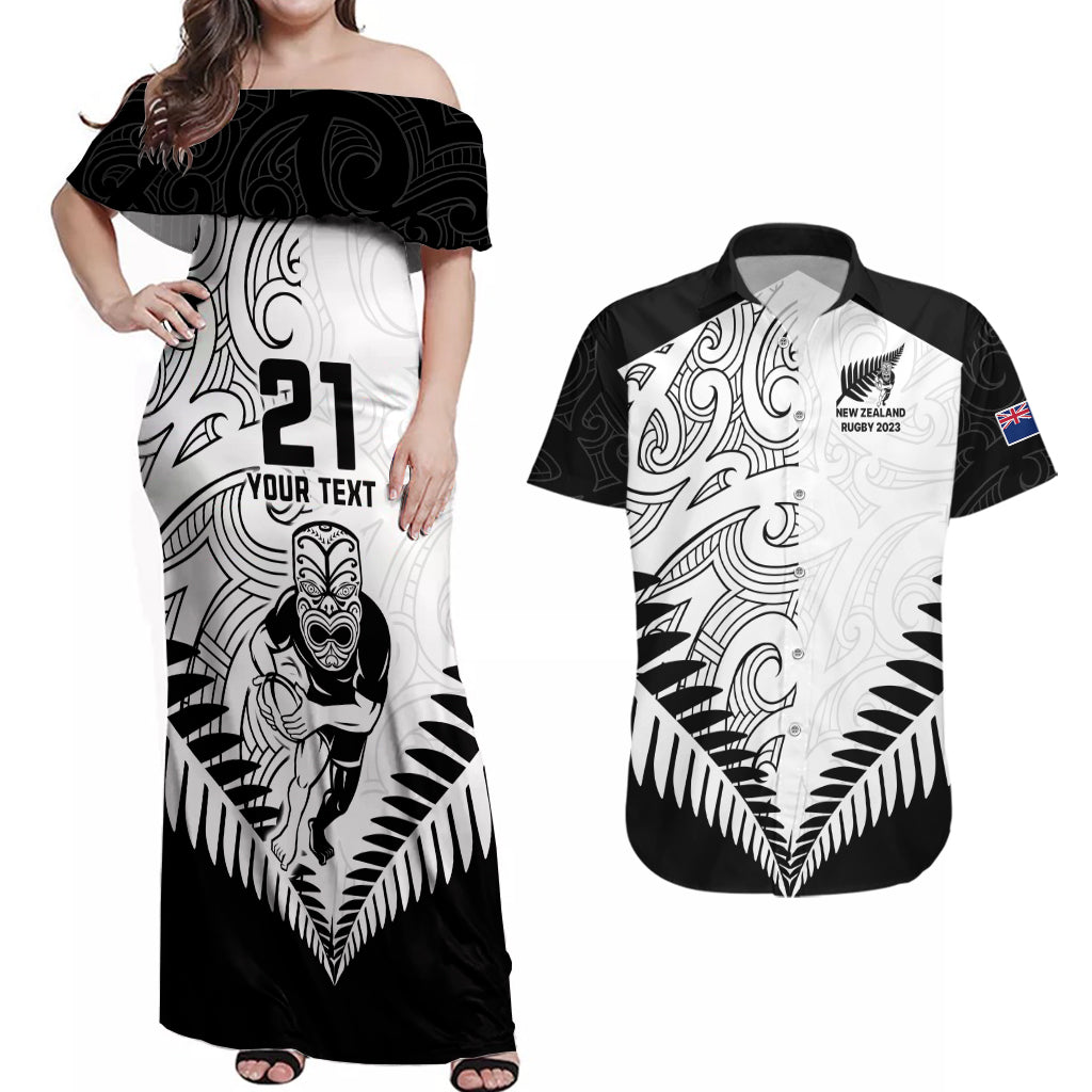 custom-new-zealand-rugby-couples-matching-off-shoulder-maxi-dress-and-hawaiian-shirt-proud-aoteroa-stylised-maori-koru