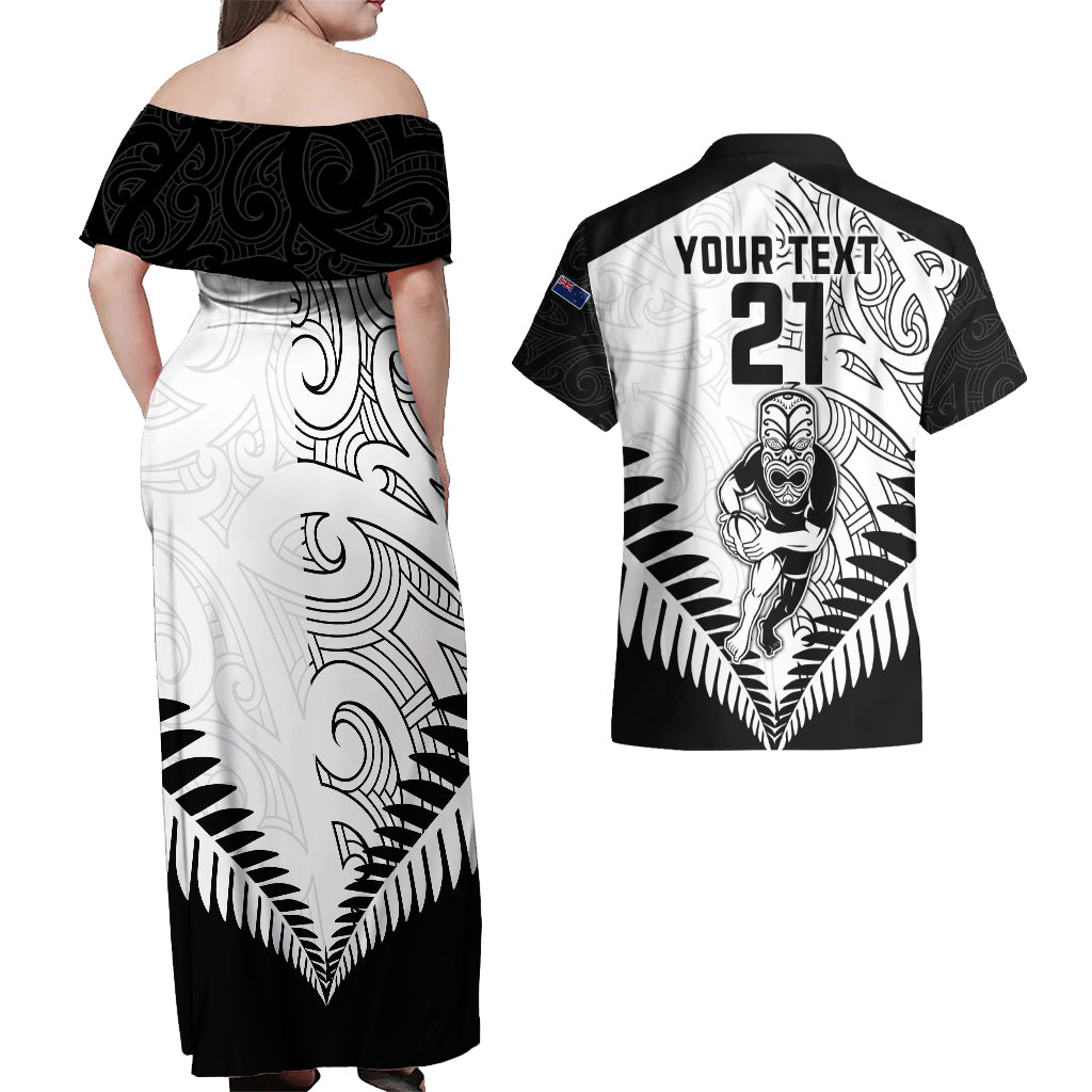 custom-new-zealand-rugby-couples-matching-off-shoulder-maxi-dress-and-hawaiian-shirt-proud-aoteroa-stylised-maori-koru