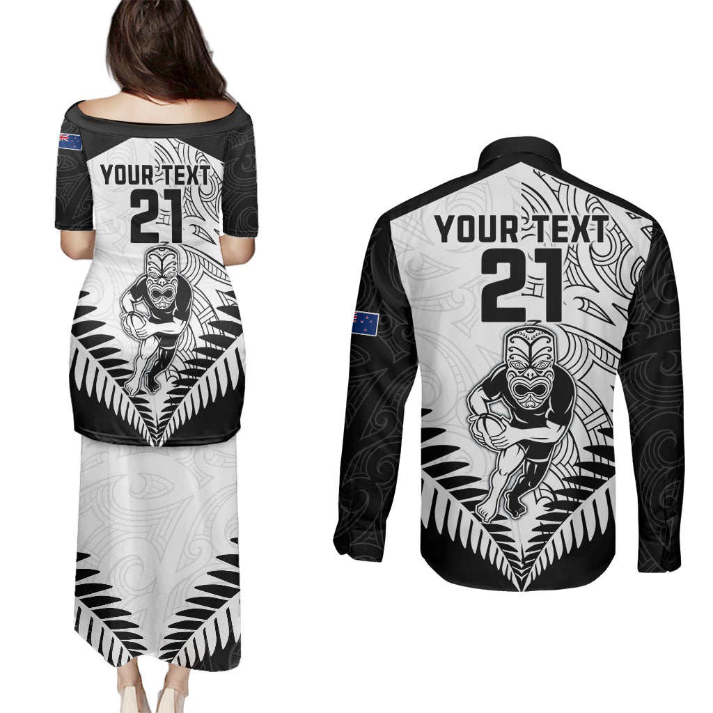 custom-new-zealand-rugby-couples-matching-puletasi-dress-and-long-sleeve-button-shirts-proud-aoteroa-stylised-maori-koru