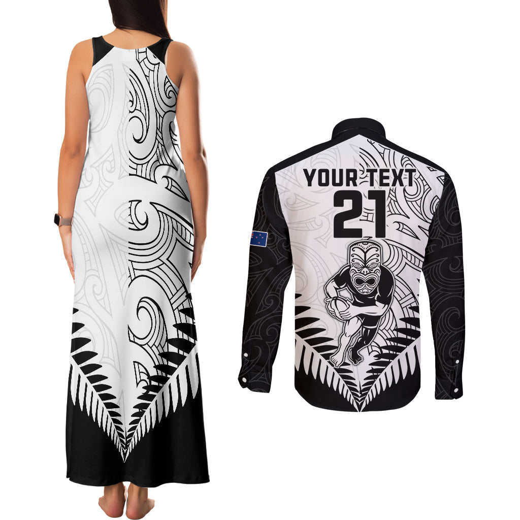 custom-new-zealand-rugby-couples-matching-tank-maxi-dress-and-long-sleeve-button-shirts-proud-aoteroa-stylised-maori-koru