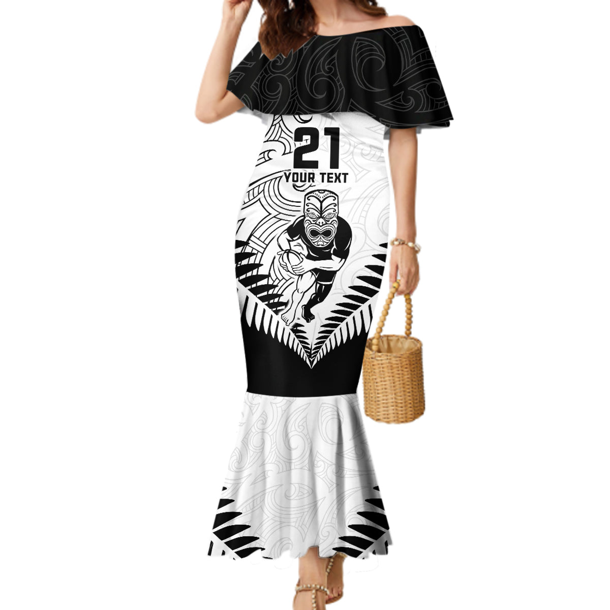 custom-new-zealand-rugby-mermaid-dress-proud-aoteroa-stylised-maori-koru