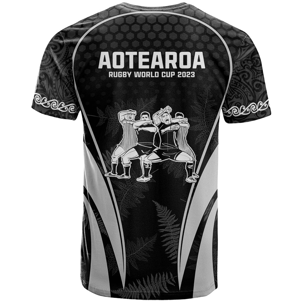 New Zealand Aotearoa Rugby T Shirt Haka Dance Mixed Silver Fern Sporty Style LT9 - Vibe Hoodie Shop
