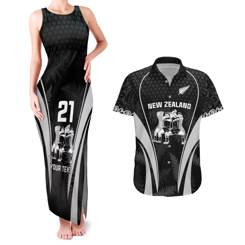 custom-new-zealand-aotearoa-rugby-couples-matching-tank-maxi-dress-and-hawaiian-shirt-haka-dance-mixed-silver-fern-sporty-style