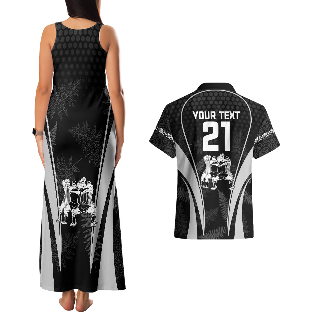 custom-new-zealand-aotearoa-rugby-couples-matching-tank-maxi-dress-and-hawaiian-shirt-haka-dance-mixed-silver-fern-sporty-style