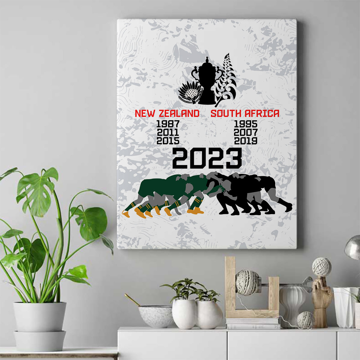 new-zealand-south-africa-rugby-canvas-wall-art-history-commemorative-world-cup-winners-unique