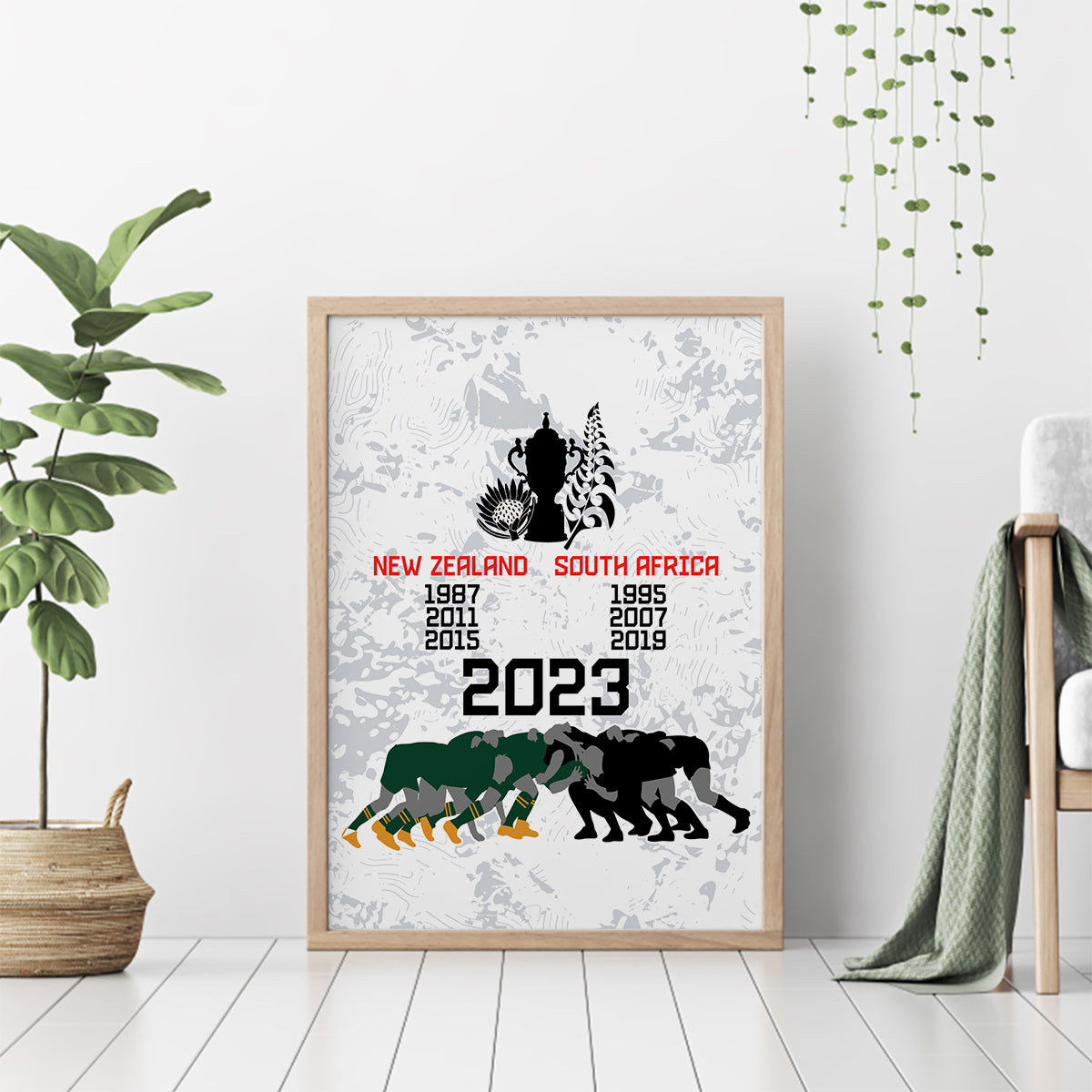 new-zealand-south-africa-rugby-canvas-wall-art-history-commemorative-world-cup-winners-unique