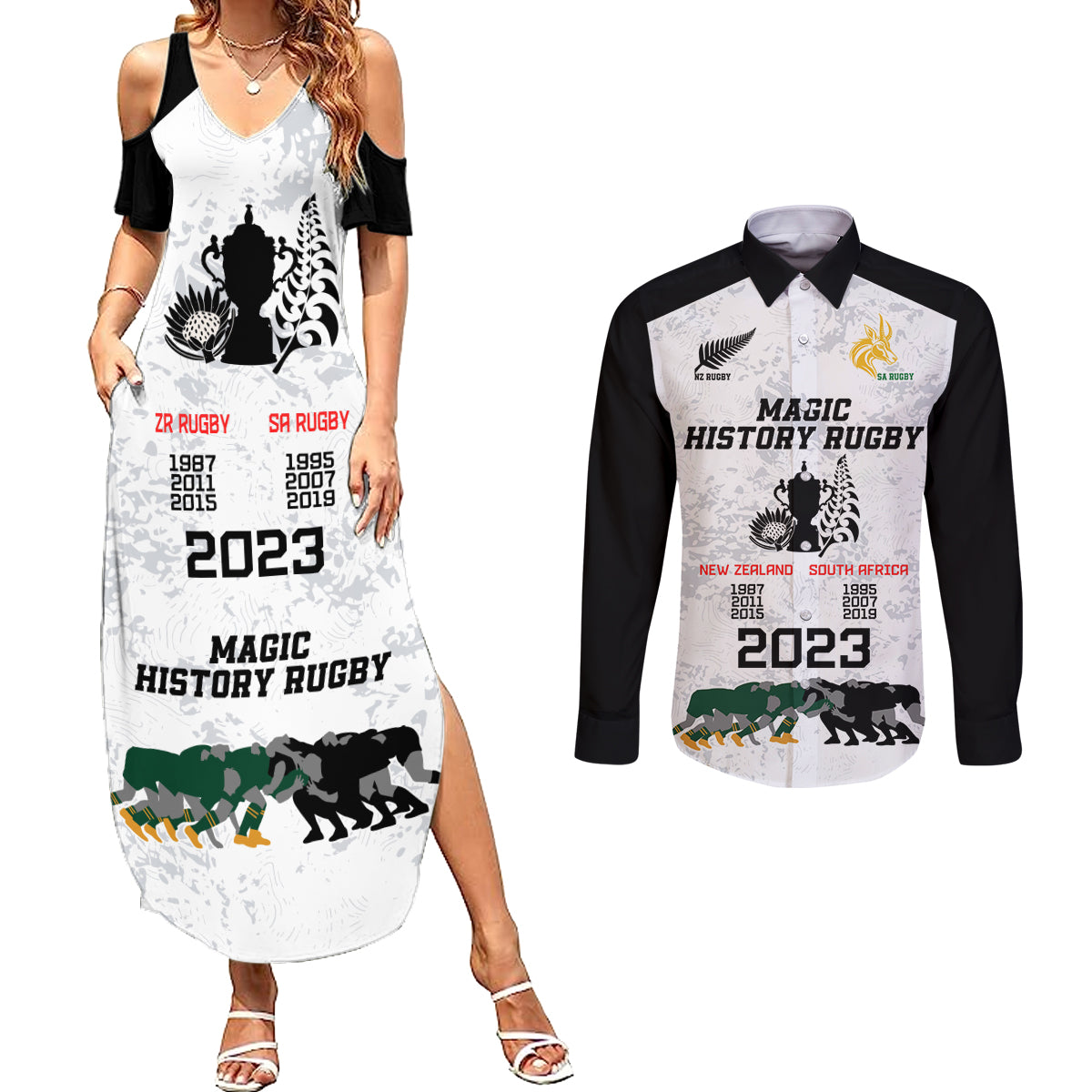 new-zealand-south-africa-rugby-couples-matching-summer-maxi-dress-and-long-sleeve-button-shirt-history-commemorative-world-cup-winners-unique