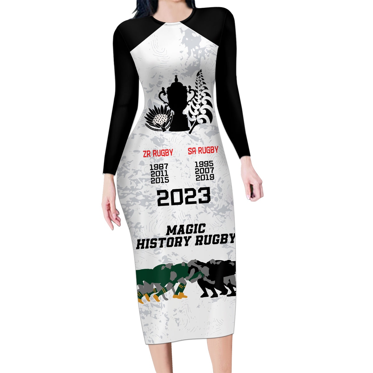 new-zealand-south-africa-rugby-family-matching-long-sleeve-bodycon-dress-and-hawaiian-shirt-history-commemorative-world-cup-winners-unique