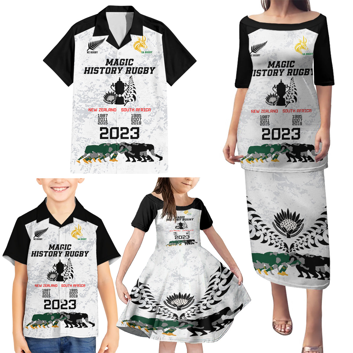 new-zealand-south-africa-rugby-family-matching-puletasi-dress-and-hawaiian-shirt-history-commemorative-world-cup-winners-unique
