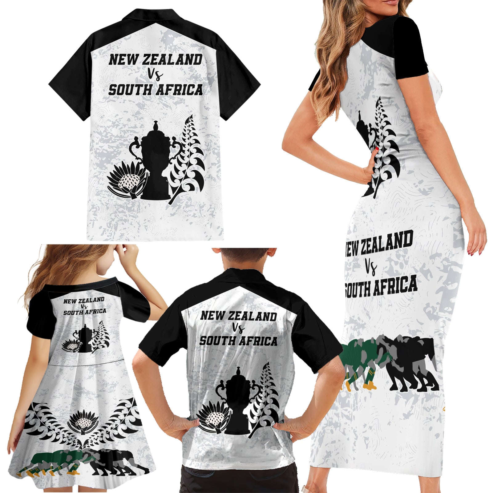 new-zealand-south-africa-rugby-family-matching-short-sleeve-bodycon-dress-and-hawaiian-shirt-history-commemorative-world-cup-winners-unique
