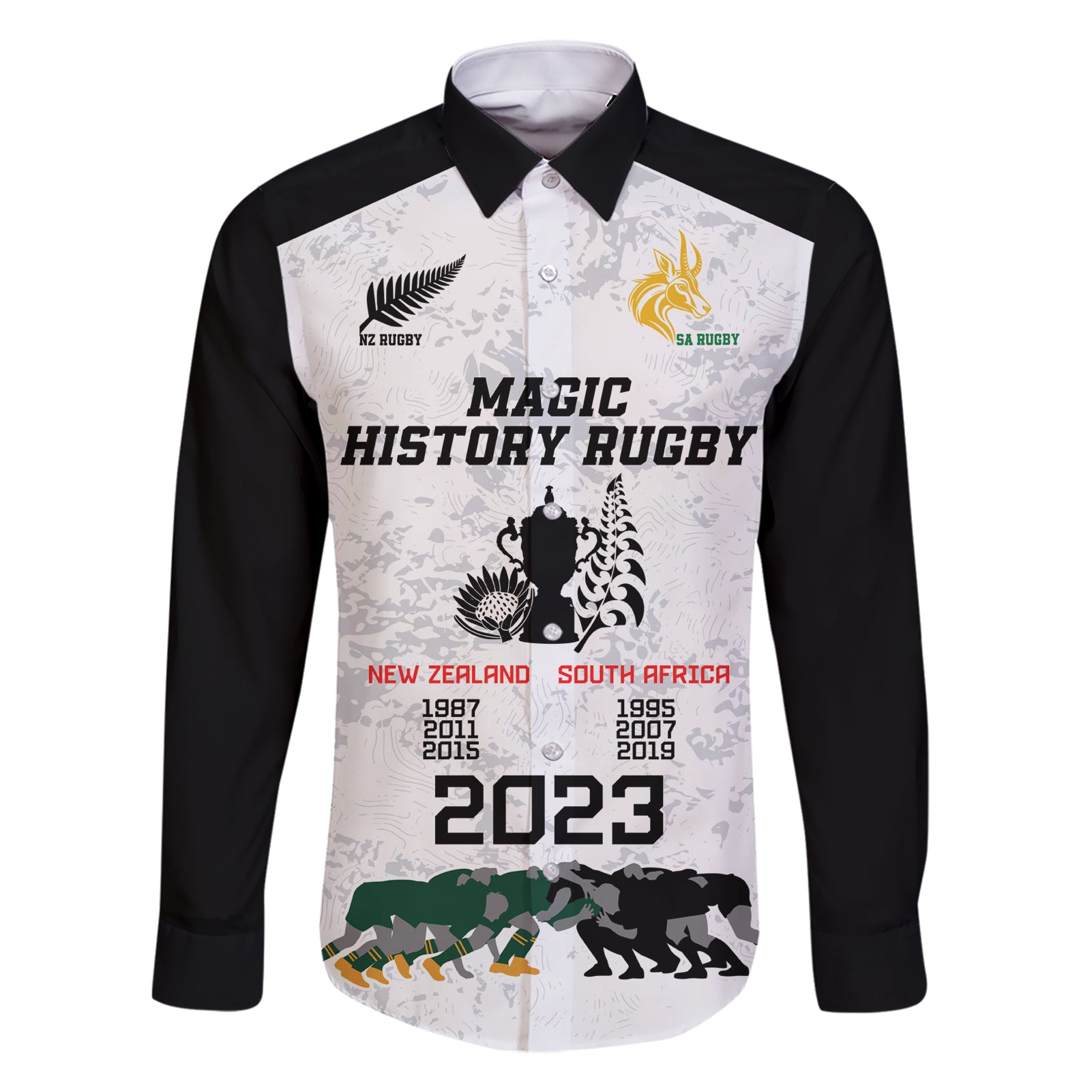 new-zealand-south-africa-rugby-family-matching-short-sleeve-bodycon-dress-and-hawaiian-shirt-history-commemorative-world-cup-winners-unique