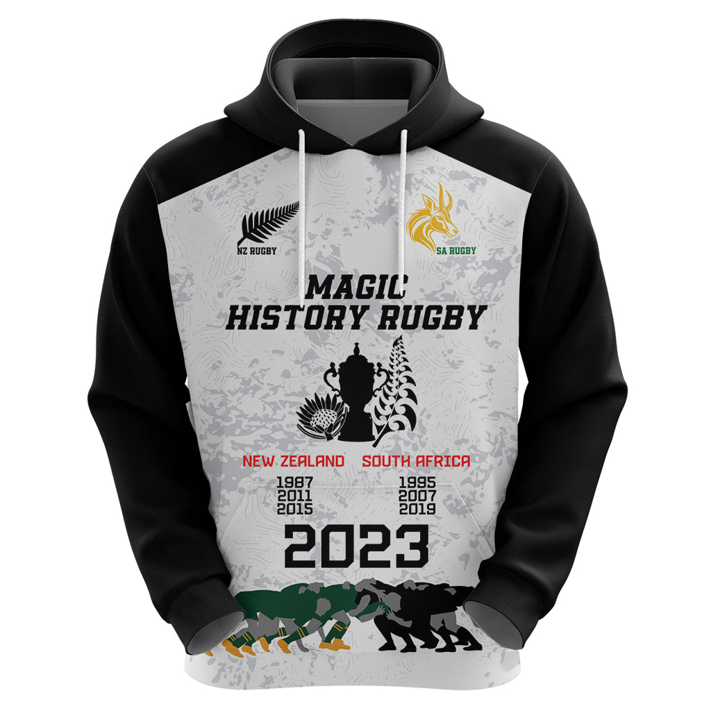 New Zealand South Africa Rugby Hoodie History Commemorative World Cup Winners Unique LT9 - Vibe Hoodie Shop