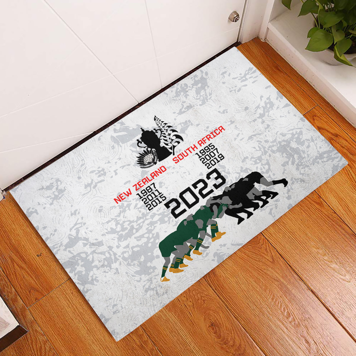 new-zealand-south-africa-rugby-rubber-doormat-history-commemorative-world-cup-winners-unique