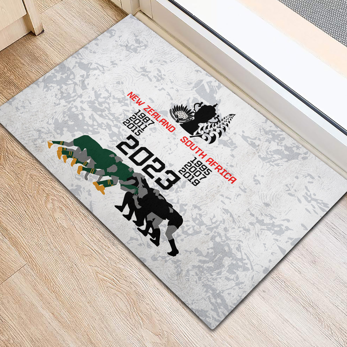 new-zealand-south-africa-rugby-rubber-doormat-history-commemorative-world-cup-winners-unique