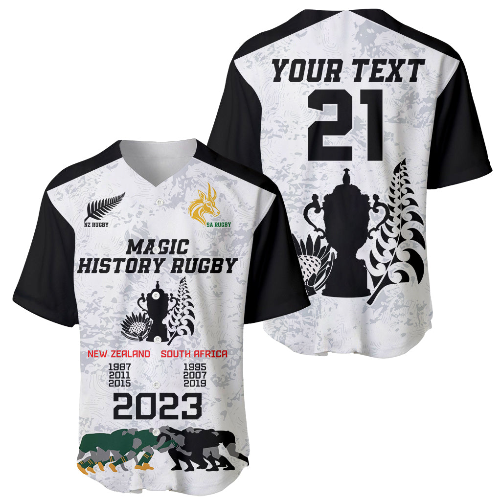 Custom New Zealand South Africa Rugby Baseball Jersey History Commemorative World Cup Winners Unique - Vibe Hoodie Shop