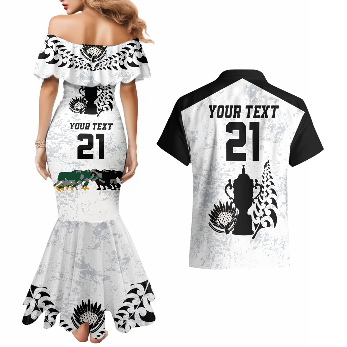 custom-new-zealand-south-africa-rugby-couples-matching-mermaid-dress-and-hawaiian-shirt-history-commemorative-world-cup-winners-unique