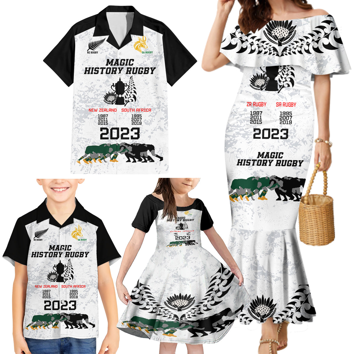 custom-new-zealand-south-africa-rugby-family-matching-mermaid-dress-and-hawaiian-shirt-history-commemorative-world-cup-winners-unique