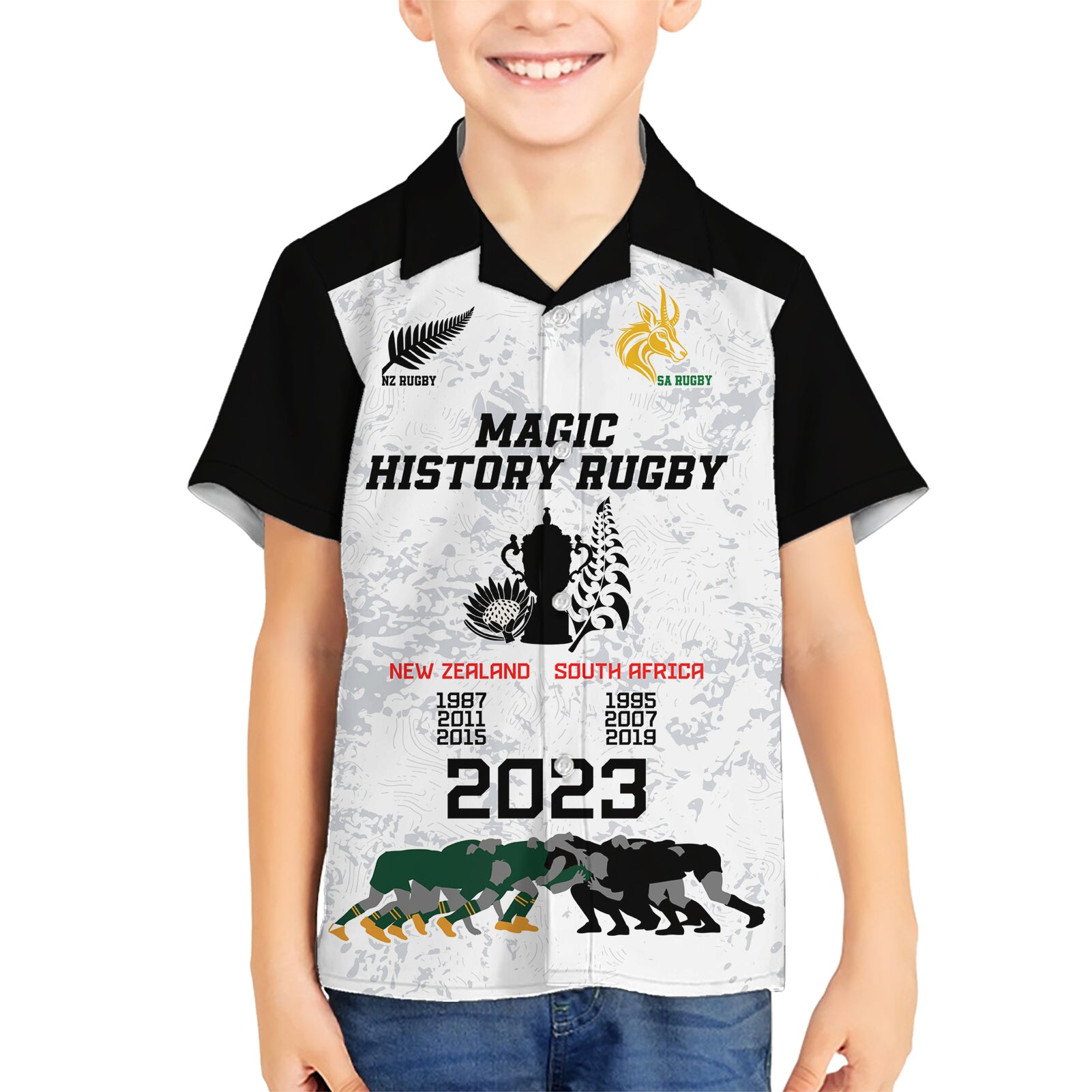 custom-new-zealand-south-africa-rugby-family-matching-short-sleeve-bodycon-dress-and-hawaiian-shirt-history-commemorative-world-cup-winners-unique