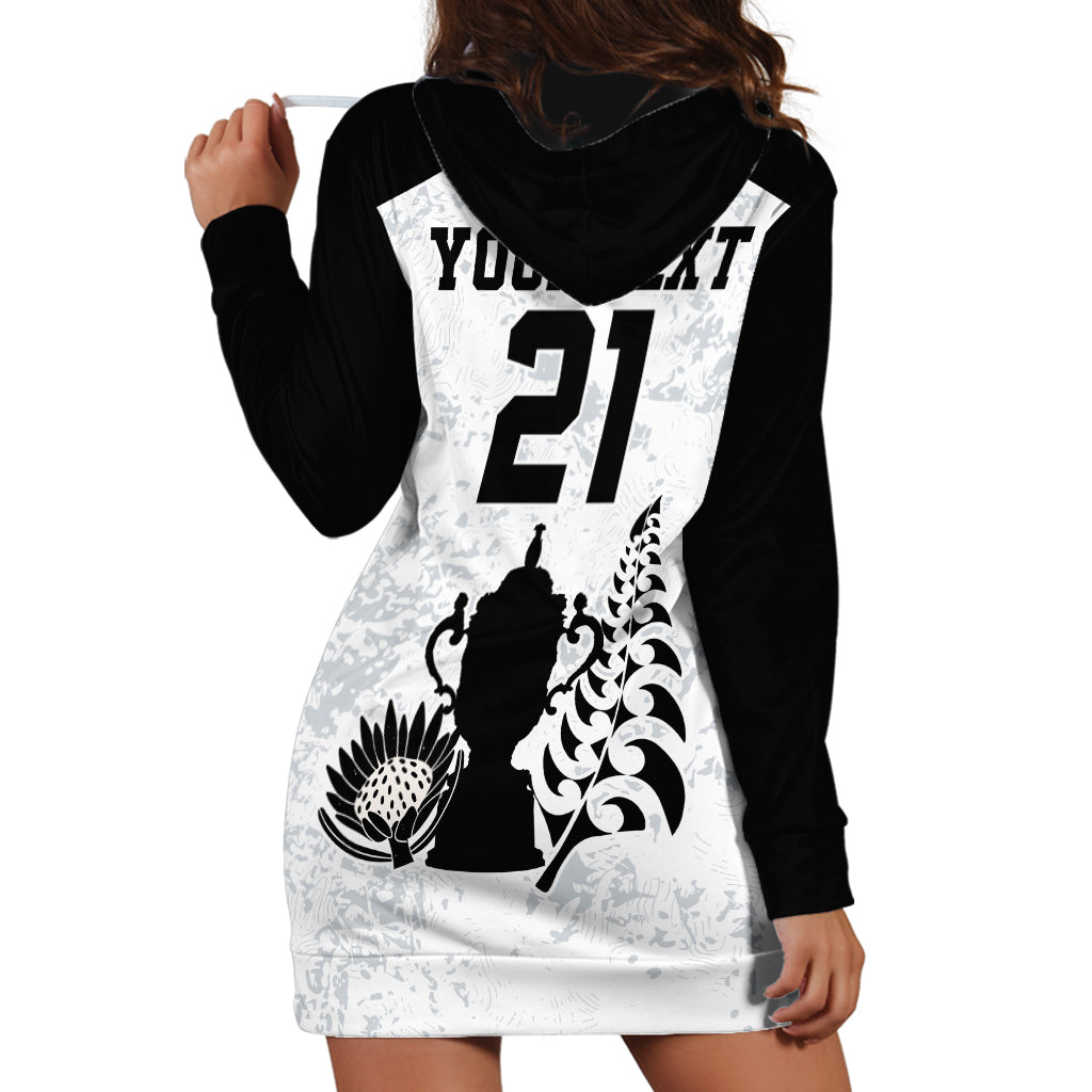 Custom New Zealand South Africa Rugby Hoodie Dress History Commemorative World Cup Winners Unique - Vibe Hoodie Shop