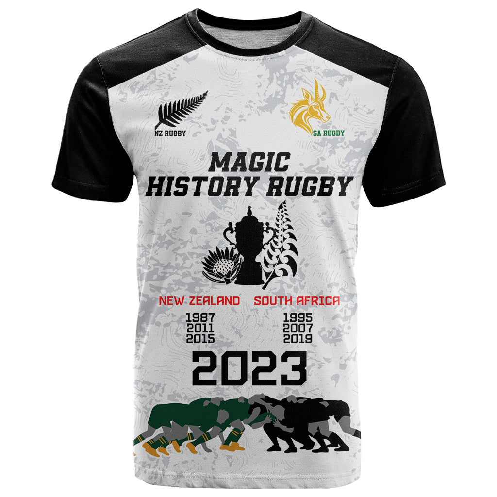 Custom New Zealand South Africa Rugby T Shirt History Commemorative World Cup Winners Unique LT9 - Vibe Hoodie Shop