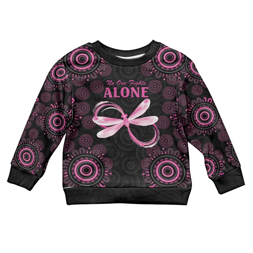 Personalized Pink Dragonfly Aboriginal of Hope Kid Ugly Christmas Sweater Australia’s Breast Cancer Awareness - Vibe Hoodie