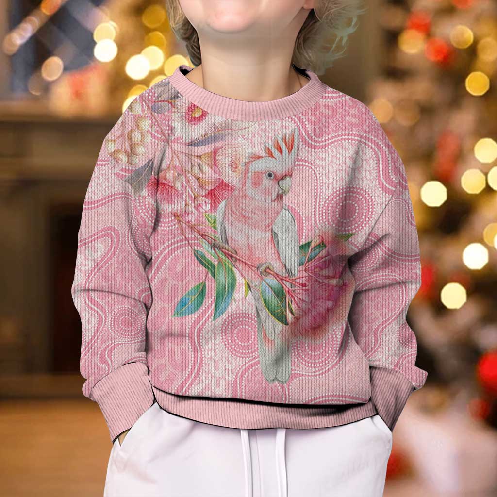 Personalized Pink Galah Fight for Hope and Healing Kid Ugly Christmas Sweater Australia’s Breast Cancer Awareness - Vibe Hoodie