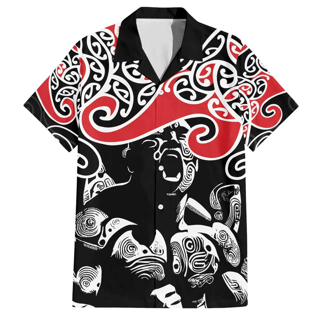 Aotearoa Toitu Te Tiriti Family Matching Long Sleeve Bodycon Dress and Hawaiian Shirt New Zealand Stand Together Stand Stronger