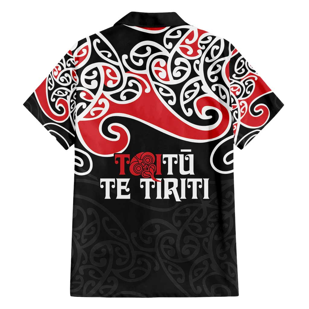 Aotearoa Toitu Te Tiriti Family Matching Long Sleeve Bodycon Dress and Hawaiian Shirt New Zealand Stand Together Stand Stronger