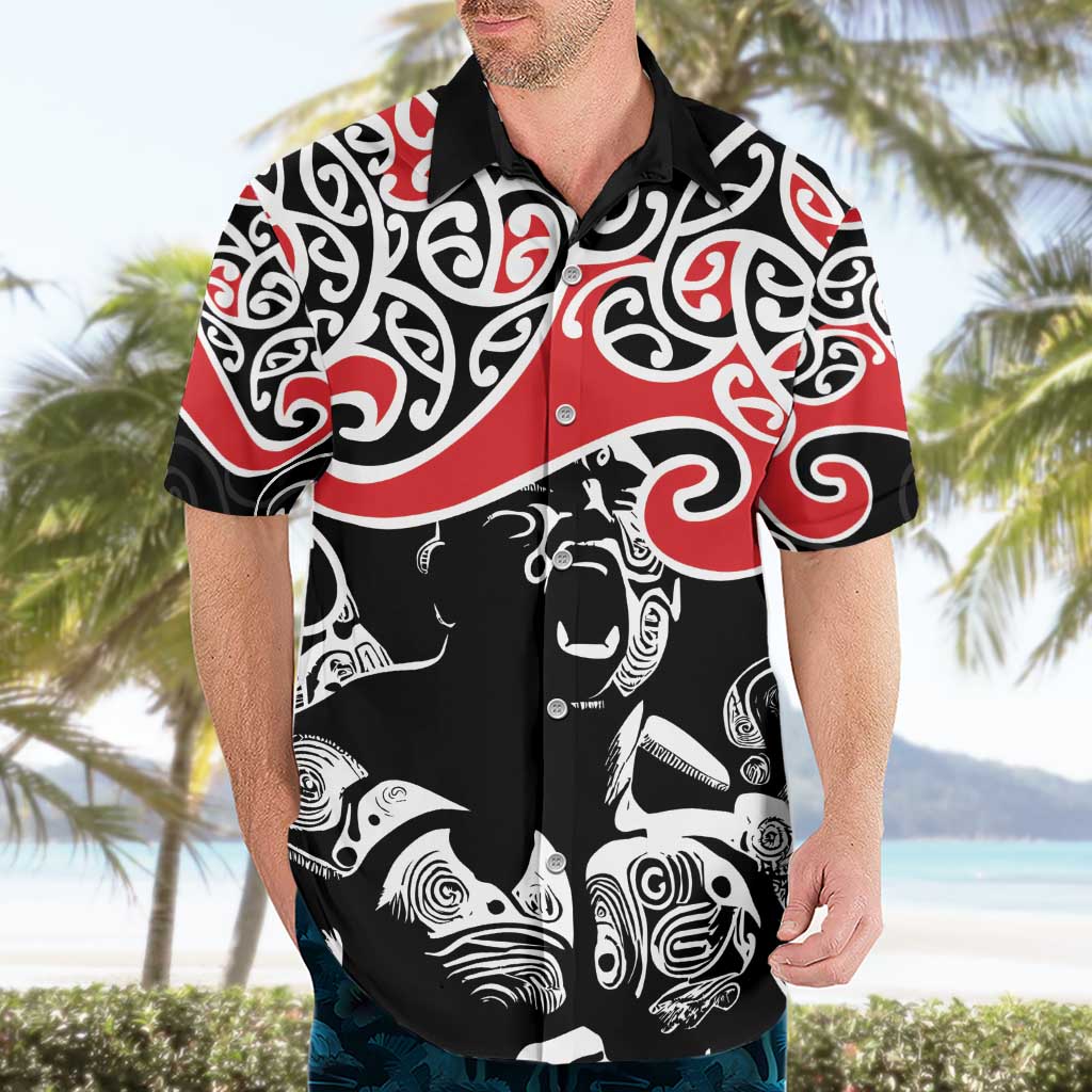 Aotearoa Toitu Te Tiriti Hawaiian Shirt New Zealand Stand Together Stand Stronger - Vibe Hoodie Shop