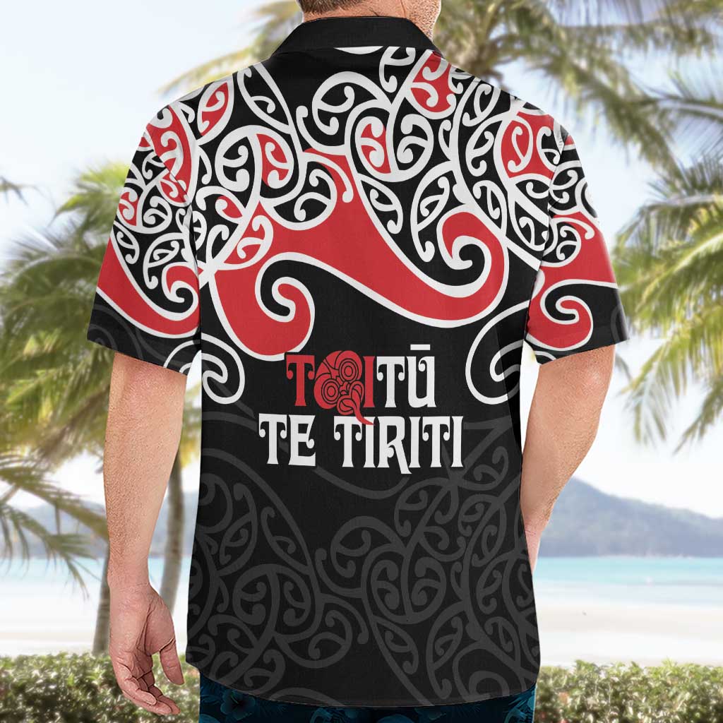 Aotearoa Toitu Te Tiriti Hawaiian Shirt New Zealand Stand Together Stand Stronger - Vibe Hoodie Shop