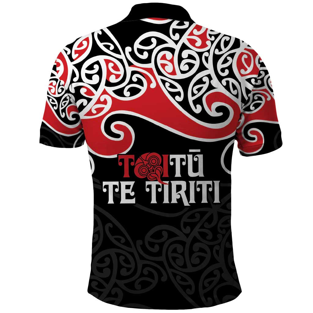 Aotearoa Toitu Te Tiriti Polo Shirt New Zealand Stand Together Stand Stronger LT9 - Vibe Hoodie Shop