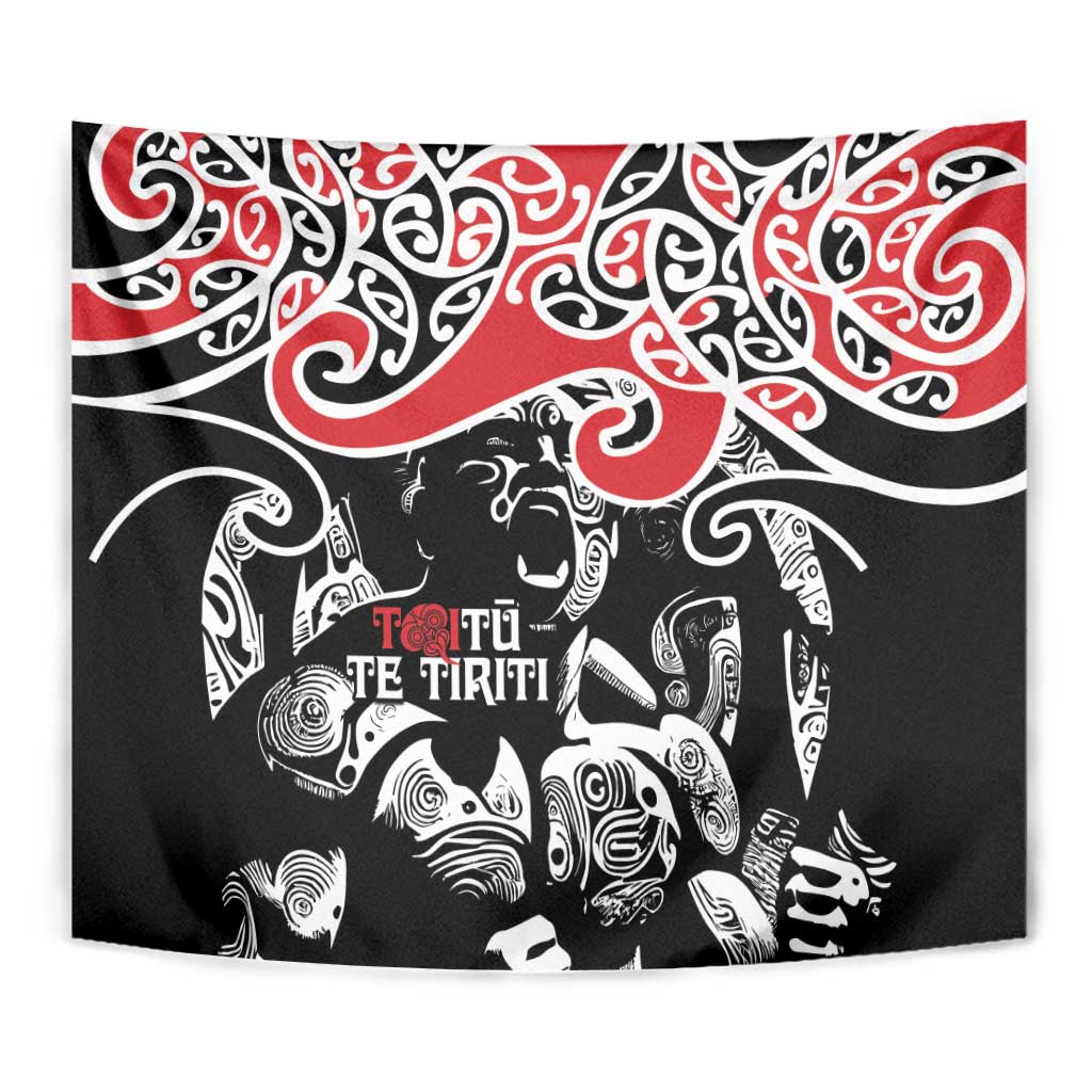 Aotearoa Toitu Te Tiriti Tapestry New Zealand Stand Together Stand Stronger - Vibe Hoodie Shop