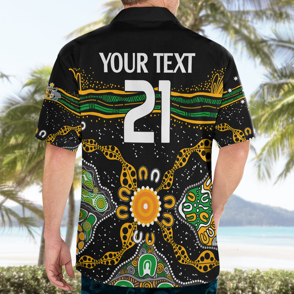(Custom Text And Number) Matildas Australia Soccer Hawaiian Shirt Aboriginal Dots Style - Vibe Hoodie Shop
